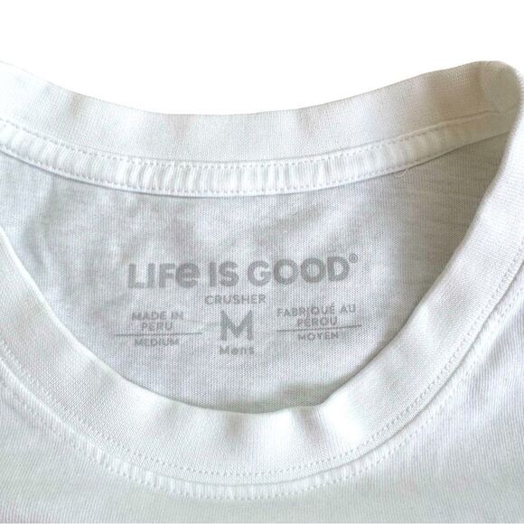 Life is Good Men's Ocean Coin Short Sleeve Tee 100% Cotton Size Medium NWT - Picture 3 of 8